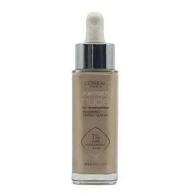 L'Oréal Paris True Match Nude Plumping Tinded Serum 30 ml Tonizáló krém 0.5-2 Very Light