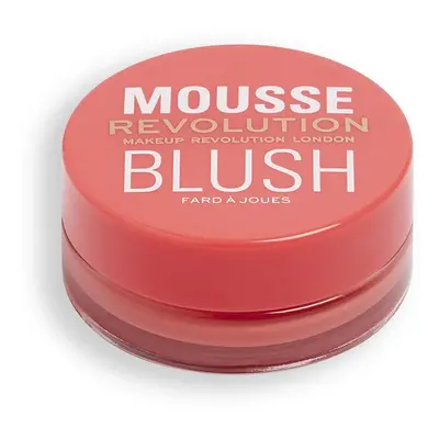 Makeup Revolution Mousse Blush 6 g pirosítók Grapefruit Coral