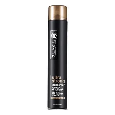 Black Professional Line Ultra Strong Anti-Humidity Hairspray 500 ml