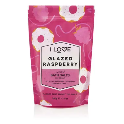 I Love Glazed Raspberry Bath Salts 500 g