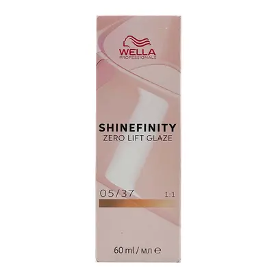 Wella Professionals Shinefinity Zero Lift Glaze 60 ml demi-permanent szín 05/37 Light Brown Gold