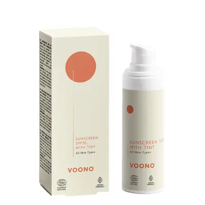 Voono Sunscreen SPF 30 Cream With Tint 30 ml