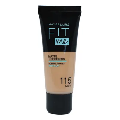 Maybelline Fit Me Matte + Poreless Foundation 30 ml make-up 115 ivory