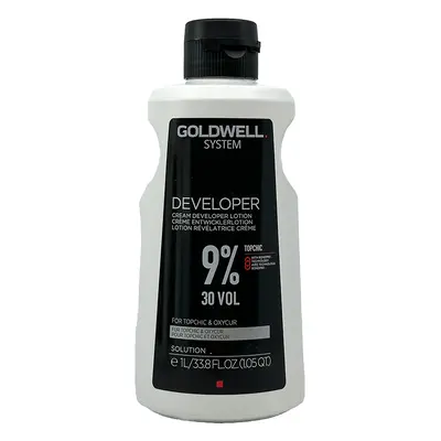 Goldwell System Cream Developer Lotion Topchic 1000 mL krém oxidálószer 9% 30 Vol.