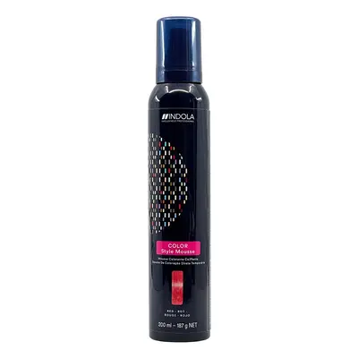 Indola Color Style Mousse 200 ml félig tartós hajfesték Red