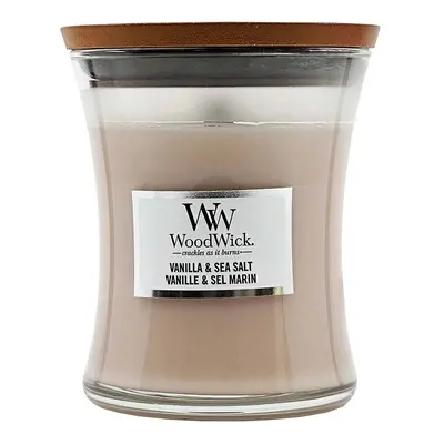 WoodWick Medium Hourglass Candle Vanilla & Sea Salt 275 g