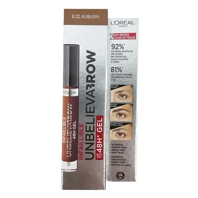 L'Oréal Paris Unbelieva Brow 3,4 ml Szemöldök termékek 6.32 Auburn