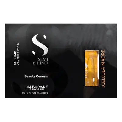 Alfaparf Milano Semi Di Lino Sublime All Hair Types Cellula Madre Beauty Genesis 12 x 13 ml