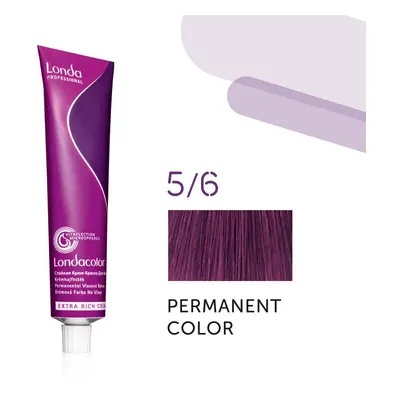 Londa Professional Permanent Color Extra Rich Creme 60 ml gazdag krémes hajfesték 5/6 Light Brun