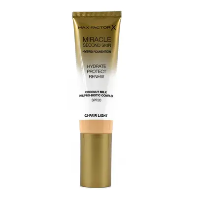 Max Factor Miracle Second Skin Hydrate Protect Renew Foundation 30 ml make-up 02 FAIR