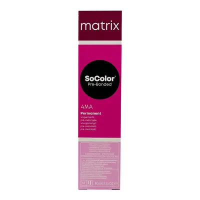 Matrix SoColor Pre-Bonded Blended Permanent Hair Color 90 ml tartós hajfesték 4MA Medium Brown M