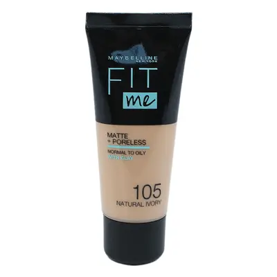 MBL FIT ME MAKE-UP MATTE+PORELESS 30 ML / 105 NATURAL IVORY make-up 105 natural ivory