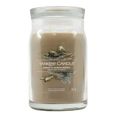 Yankee Candle Signature Large Jar Amber & Sandalwood 567 g