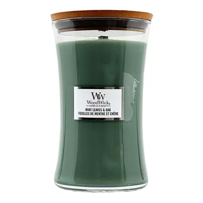 WoodWick Large Hourglass Candle Mint Leaves & Oak 610 g