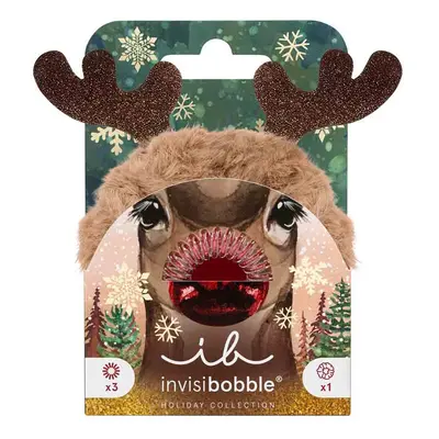 Invisibobble Set Holidays RedNose Reindeer 4 ks