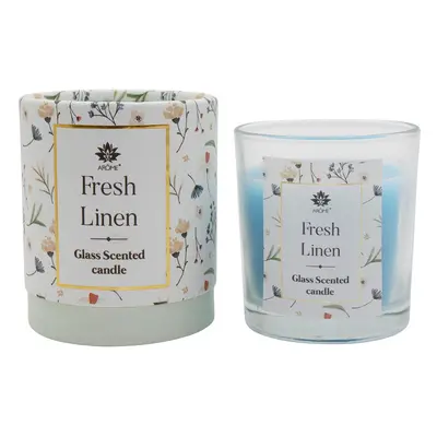 Arôme Glass Scented Candle Fresh Linen 120 g