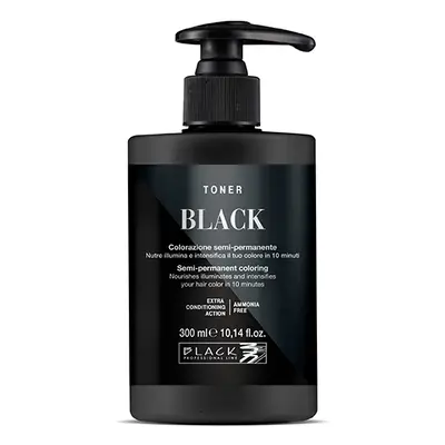 Black Professional Toner Semi-permanent Hair Colour 300 ml félig tartós hajfesték Black