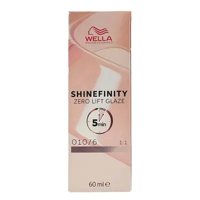 Wella Professionals Shinefinity Zero Lift Glaze 60 ml demi-permanent szín 010/6 Lightest Blonde 