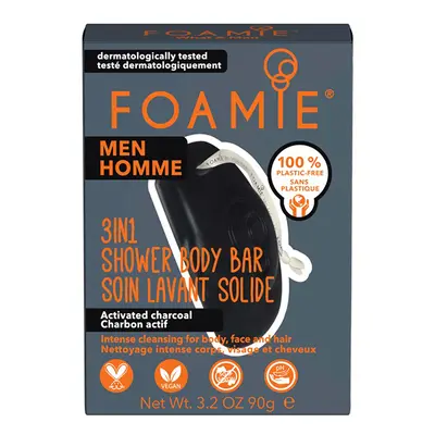 Foamie Men What A Man 3-In-1 Shower Body Bar 90 g