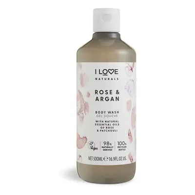 I Love Naturals Rose & Argan Body Wash 500 ml