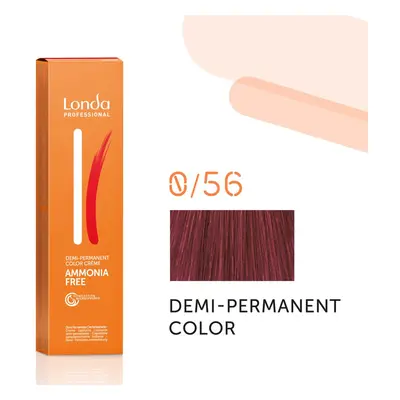 Londa Professional Demi Permanent Color Creme 60 ml gazdag krémes hajfesték 0/56