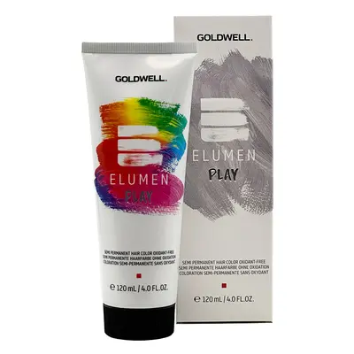 Goldwell Elumen Play Semi Permanent Hair Color 120 ml Túlcsorduló festék @ Metallic Silver