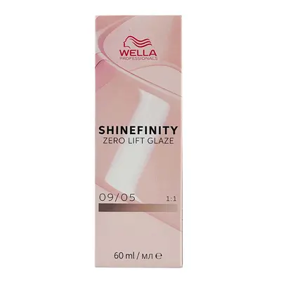 Wella Professionals Shinefinity Zero Lift Glaze 60 ml demi-permanent szín 09/05 Very Light Blond