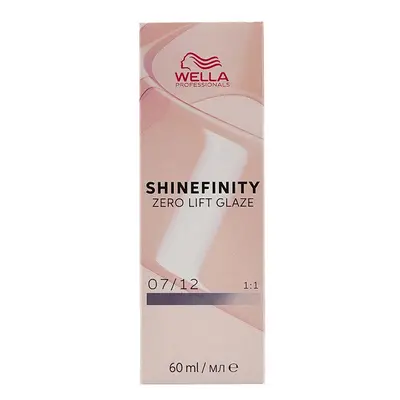 Wella Professionals Shinefinity Zero Lift Glaze 60 ml demi-permanent szín 07/12 Medium Blond Ash