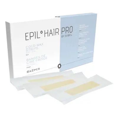 Sibel Epil Hair Pro Cold Wax Strips Natural Face 6x 2 ks