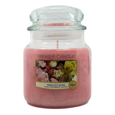 Yankee Candle Fresh Cut Roses Medium Jar 411 g