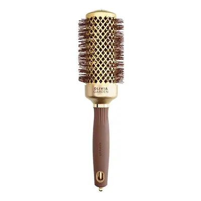 Olivia Garden Expert Blowout Shine Round Brush Gold & Brown 45 mm