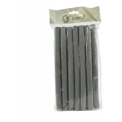 Sibel Flexi Mousse Curlers Long Grey 24 cm x 18 mm 12 ks