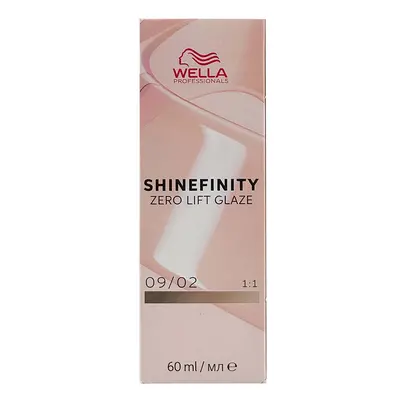 Wella Professionals Shinefinity Zero Lift Glaze 60 ml demi-permanent szín 09/02 Very Light Blond