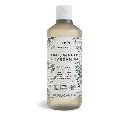 I Love Naturals Lime, Ginger & Cardamom Body Wash 500 ml