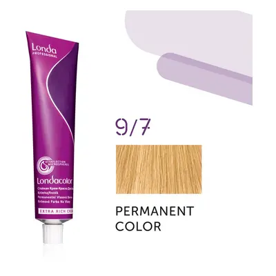 Londa Professional Permanent Color Extra Rich Creme 60 ml gazdag krémes hajfesték 9/7 Very Light