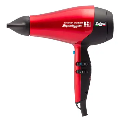 Ceriotti Evolution BI5000 Brushless Superleggero Red Hair Dryer 2100 W