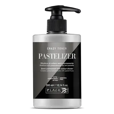 Black Professional Crazy Toner Semi-permanent Hair Colour 300 ml félig tartós hajfesték Pasteliz