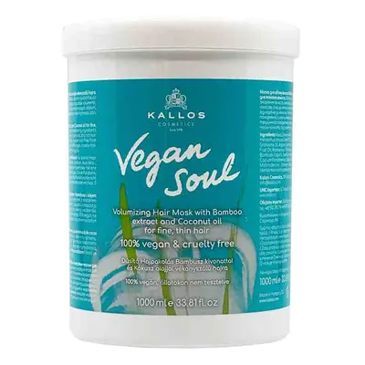 Kallos Vegan Soul Volumizing Hair Mask 1000 ml