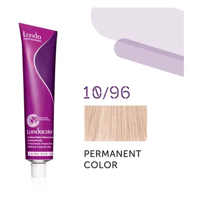 Londa Professional Permanent Color Extra Rich Creme 60 ml gazdag krémes hajfesték 10/96 Lightest