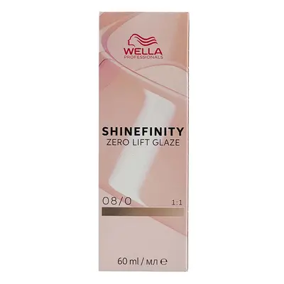 Wella Professionals Shinefinity Zero Lift Glaze 60 ml demi-permanent szín 08/0 Light Blonde Natu