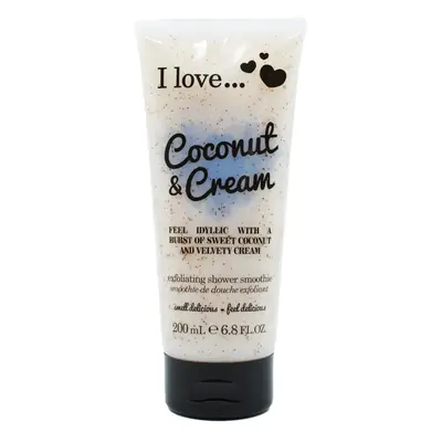 I Love Coconut & Cream Exfoliating Shower Smoothie 200 ml