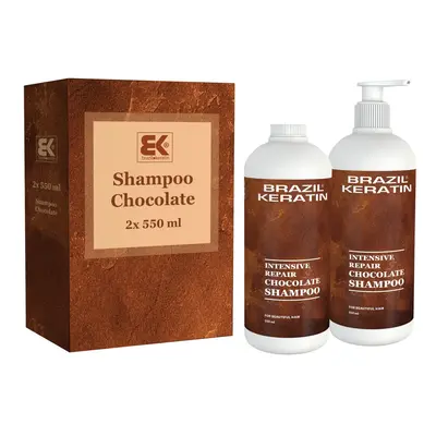 Brazil Keratin Chocolate Shampoo Duo Set 2 x 550 ml