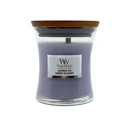 WoodWick Medium Hourglass Candle Lavender Spa 275 g