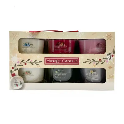 Yankee Candle Christmas 6 Filled Votive Gift Set