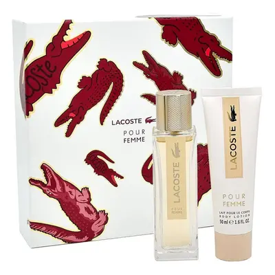 Lacoste Pour Femme Gift Set Térfogat Gift set EdP 50 ml + tělové mléko 50 ml