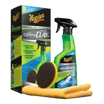 Meguiar's Hybrid Ceramic Quik Clay Kit - készlet a festék dekontaminálására