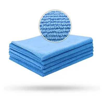 Liquid Elements All-Purpose Blue Microfiber Cloth Value Set of 5 - 310 GSM 40 x 40 cm mikroszála