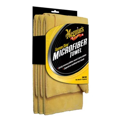 Meguiar's Supreme Shine Microfiber Towel mikroszálas kendő (3 db)