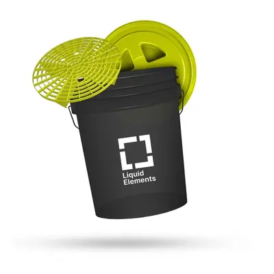 Liquid Elements Washing bucket - 20L including dirt sieve and lid vödör