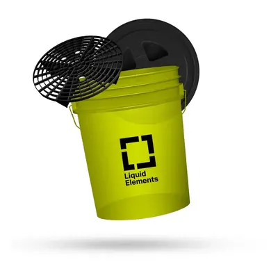 Liquid Elements Washing bucket - 20L including dirt sieve and lid vödör